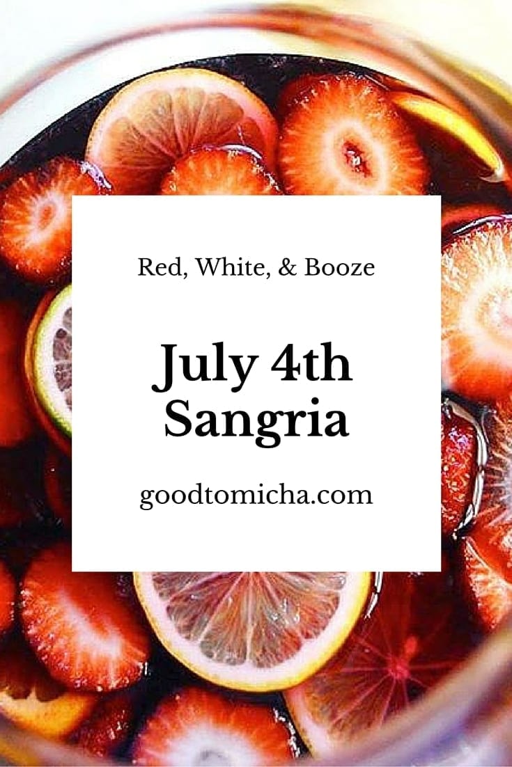 Summer Sangria Recipe for July 4th