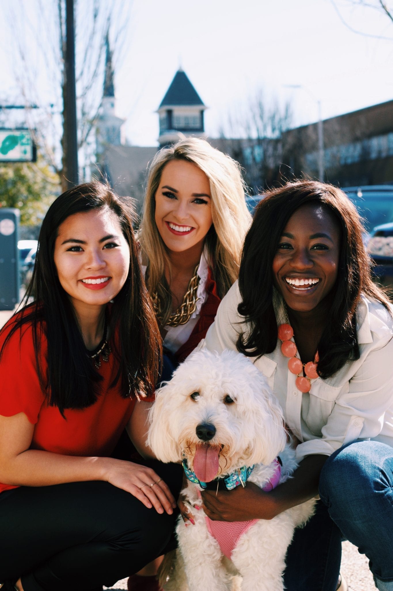  I loved collaborating with my fellow Auburn fashion bloggers and friends, Mary Peyton Deer and Binh Nguyen! 