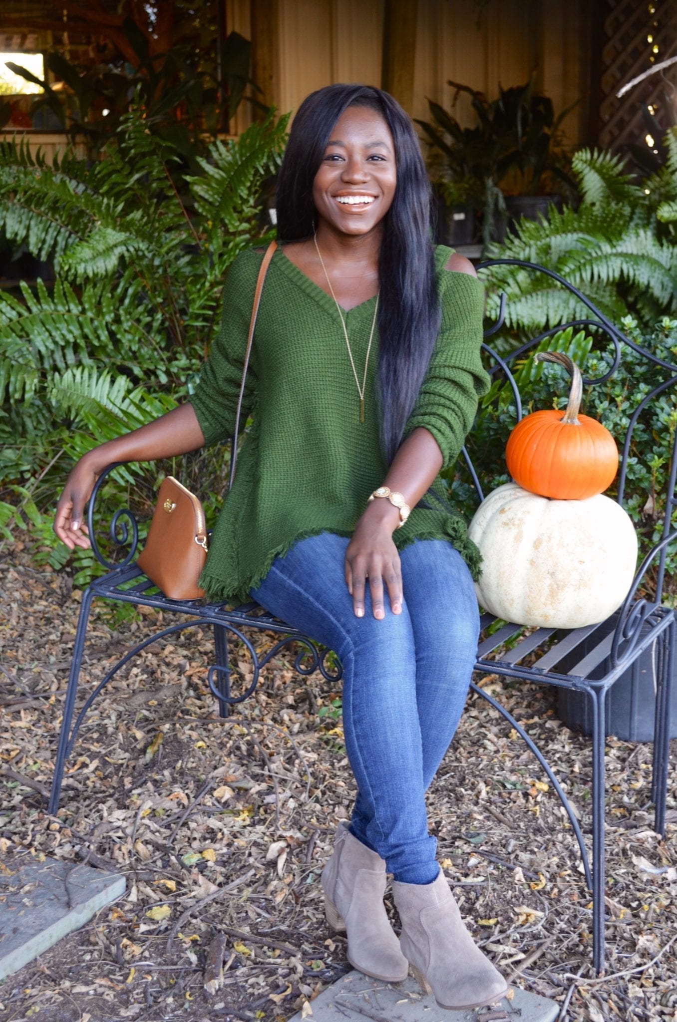 Pumpkins and Sweaters for Fall 