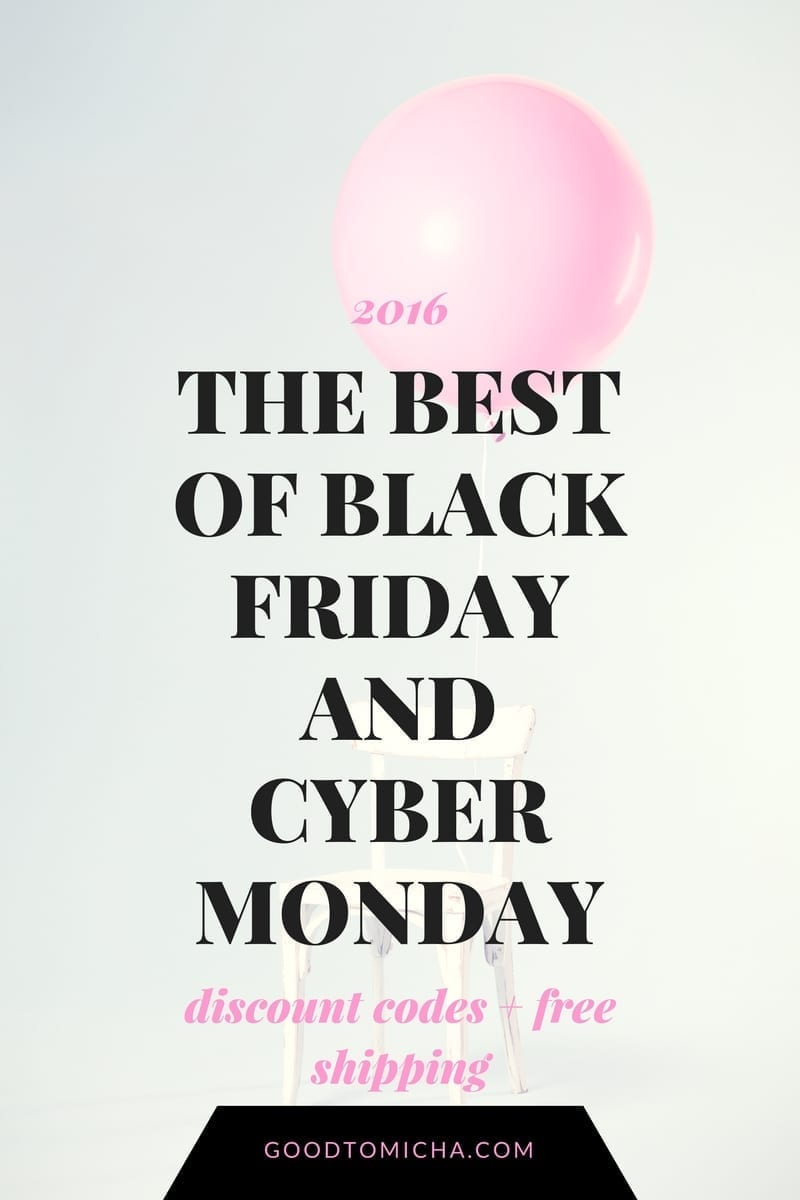 black-friday sales discount codes and free shipping guide including nordstrom, kate spade, gap, and more! | GoodTomiCha Southern Fashion and Lifestyle Blog