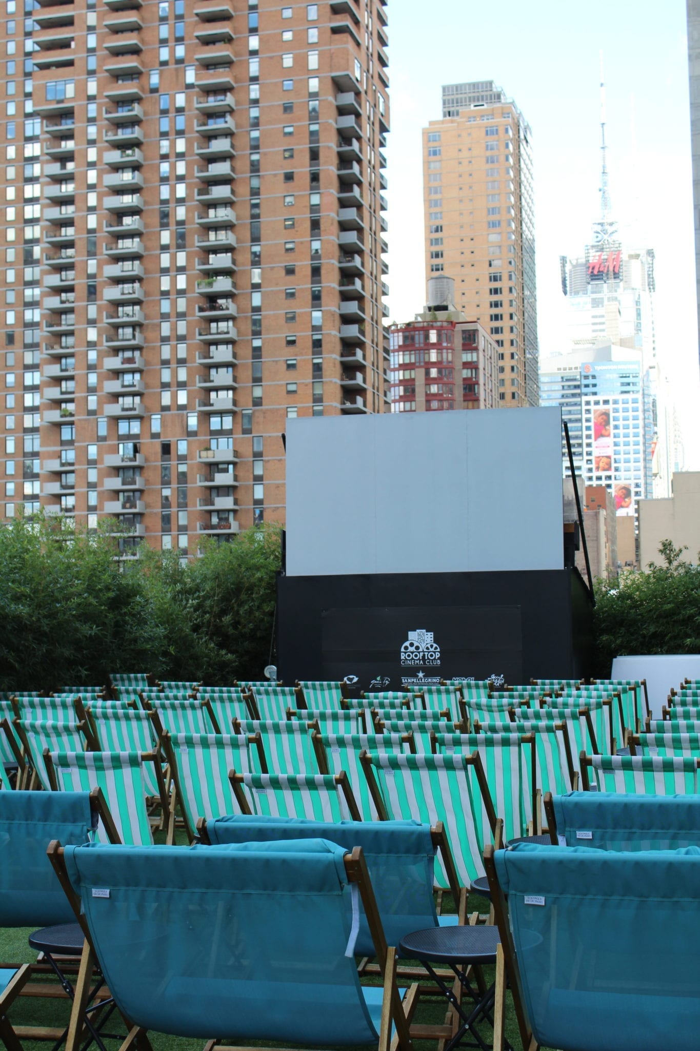 NYC rooftop outdoor movies at YOTEL | Goodtomicha.com