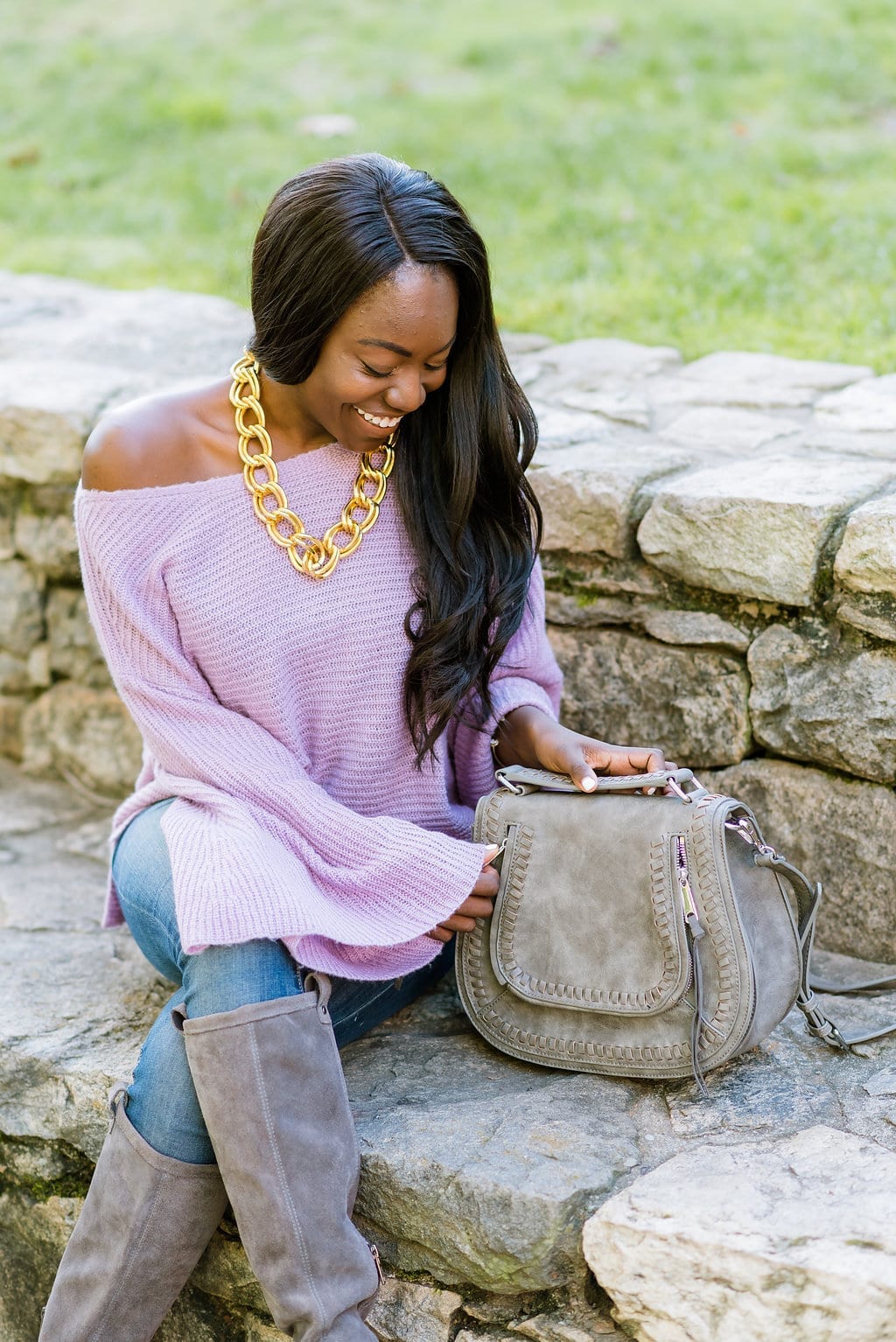 Black girl blogger, black fashion blogger, brown girl blogger, nordstrom, bell sleeve, fall style, 