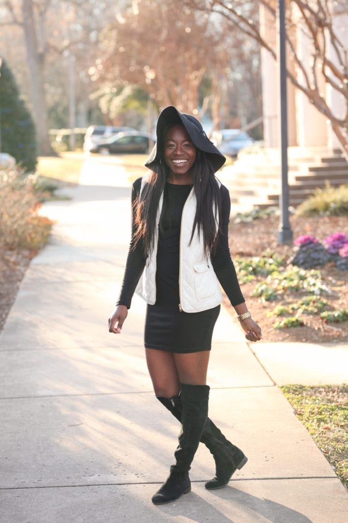 South Carolina based blogger, GoodTomiCha, shares her tips for finding the perfect little black dress. This LBD with sleeves comes in multiple colors and it's under $50. Head to the blog for more info!