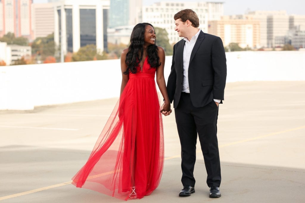 Tomi Obebe and her fiance