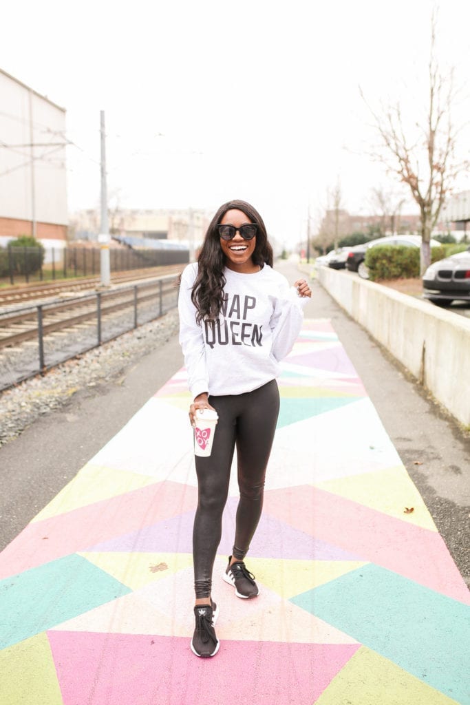 Nap Queen Athleisure Outfit & Tomi Obebe