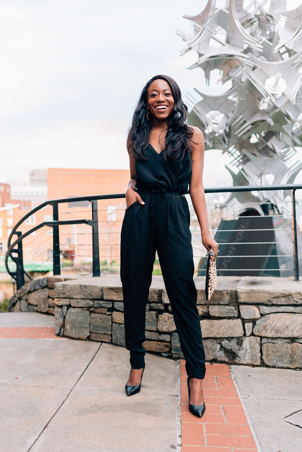 Day to Night Outfit Idea  Black Jumpsuit For Work - GoodTomiCha