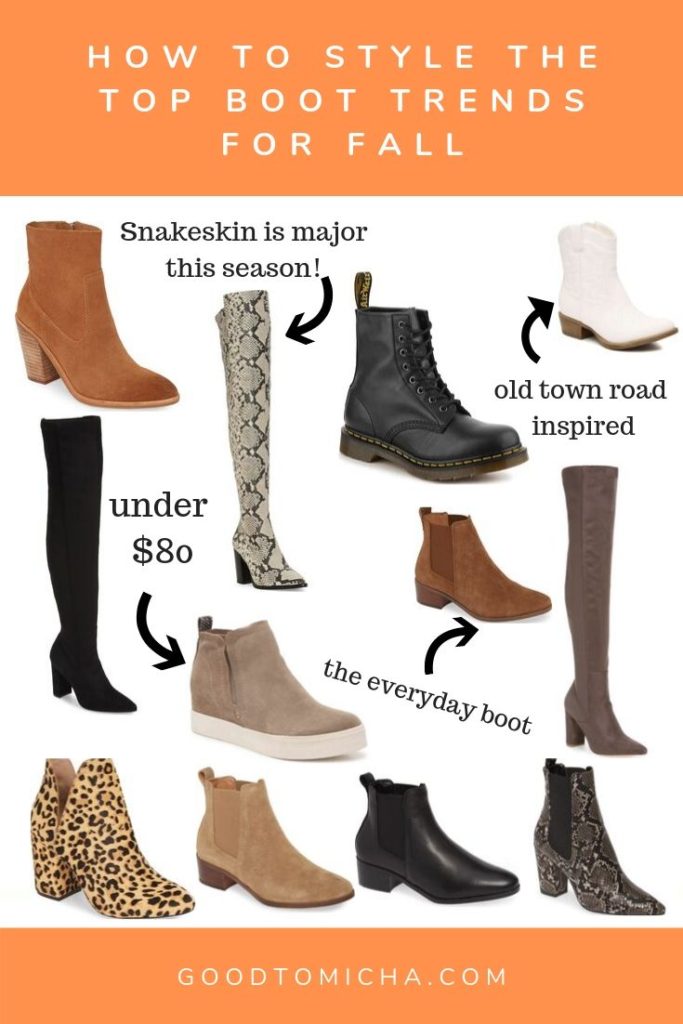2019 fall boots trends