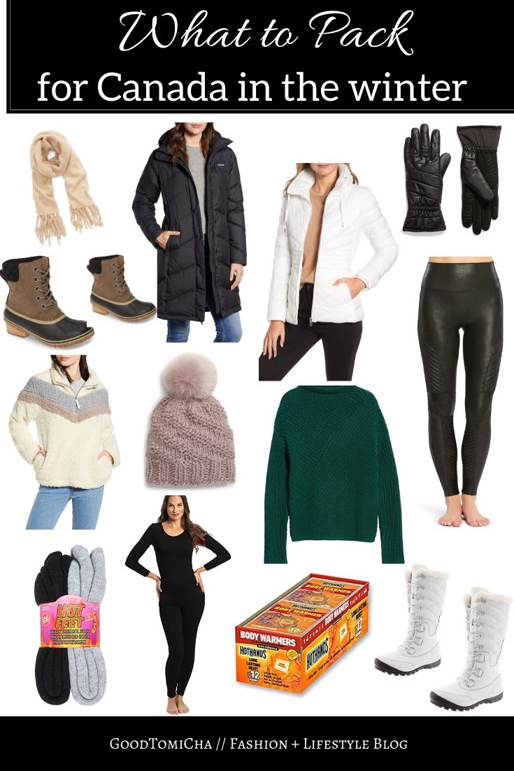 Winter Clothes Canada - What to pack for Canada in Winter