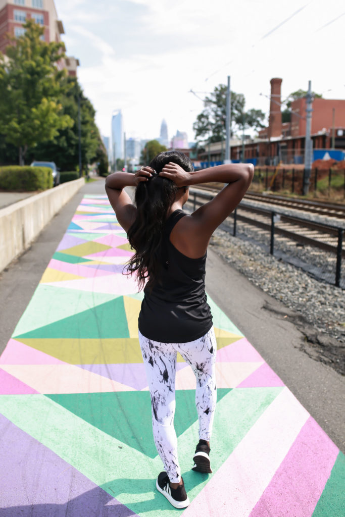 Places to See in Charlotte: The Rail Trail in South End next to Sycamore Brewing | Charlotte Blogger documents her time living with multiple sclerosis