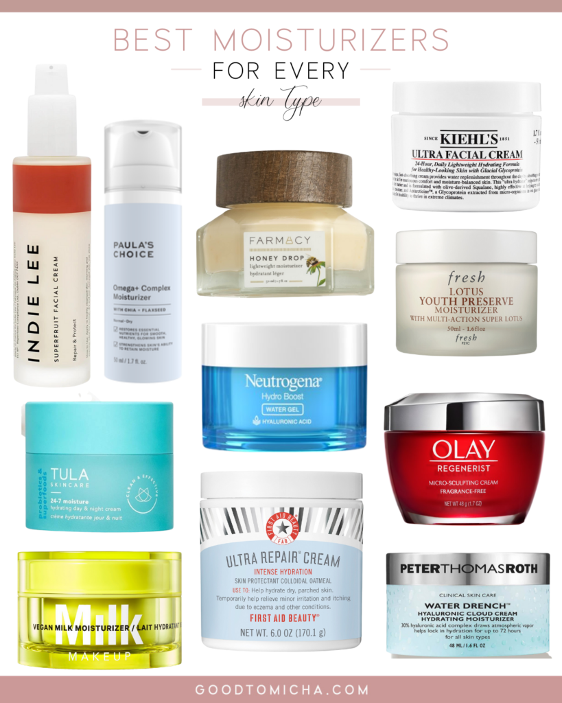 best moisturizers for every skin type