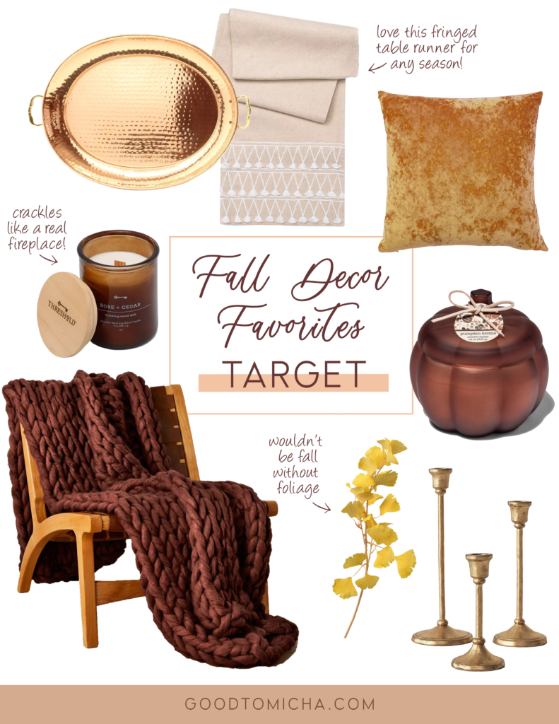 affordable fall home decor at Target
