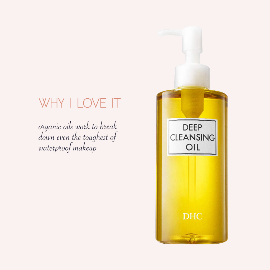 The Secret of Double Cleansing - DHC Deep Cleansing Oil - organic olive oil - protect against free radical damage - rosemary leaf oil - invigorate and refresh skin - make-up brush cleaner