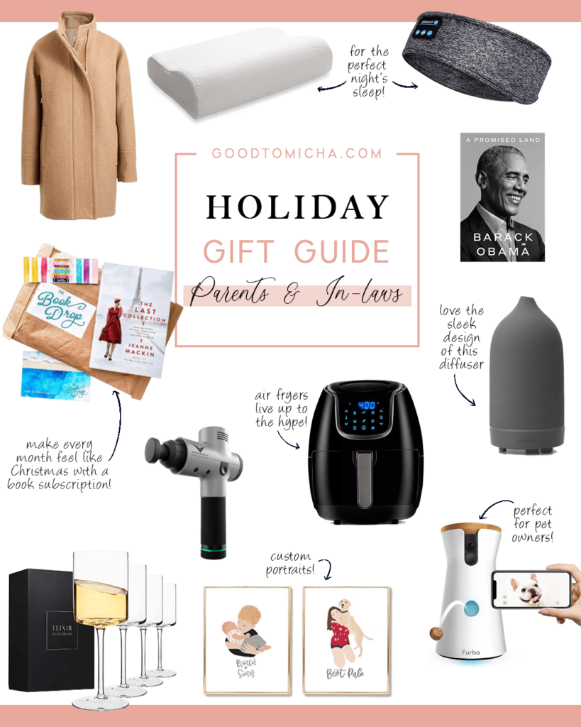 Holiday Gift Guide Directory for gift ideas for parents, grandparents, and in laws 