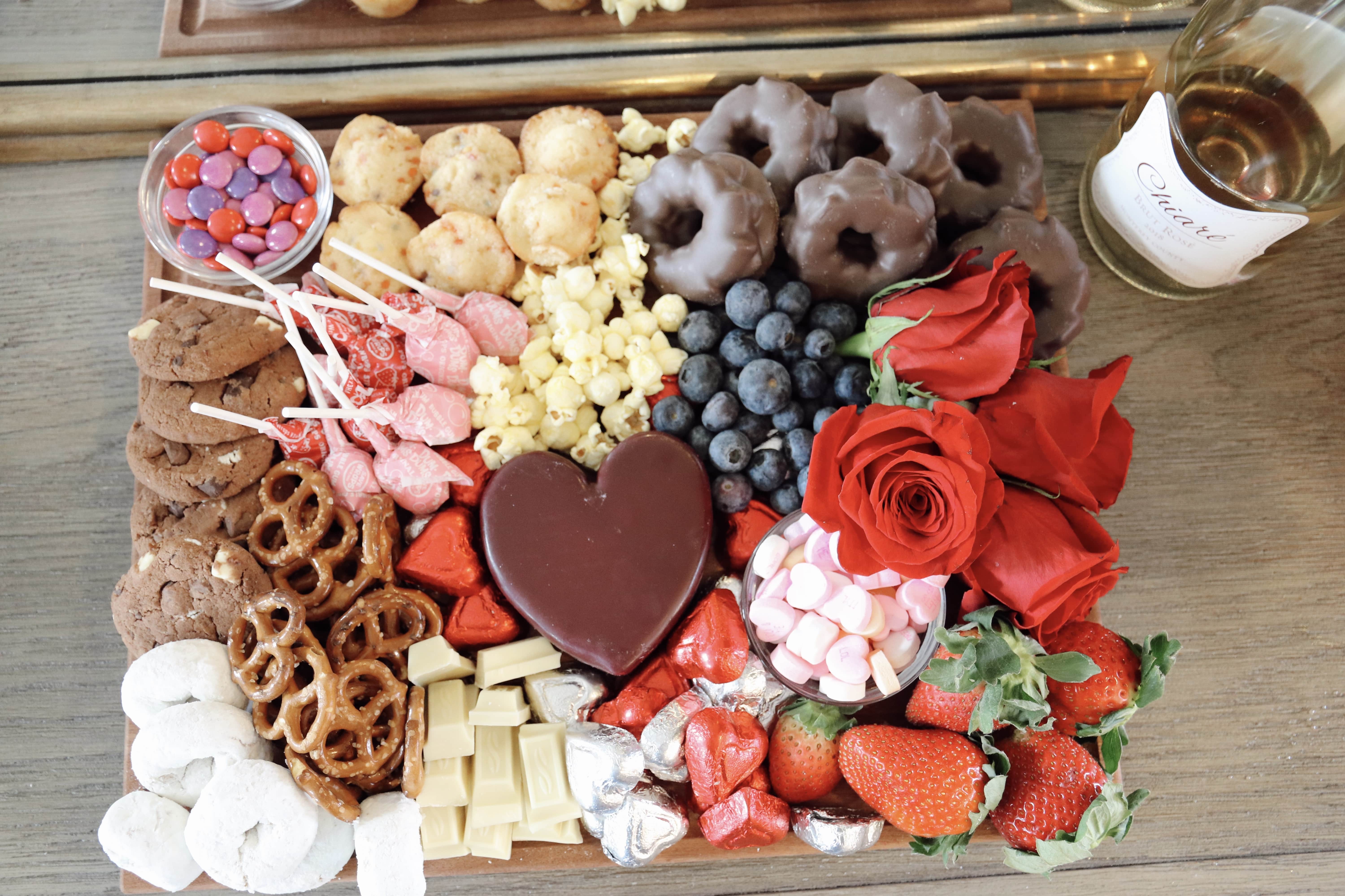 Galentine's Day Dessert Charcuterie Board - Sarah's Day Off