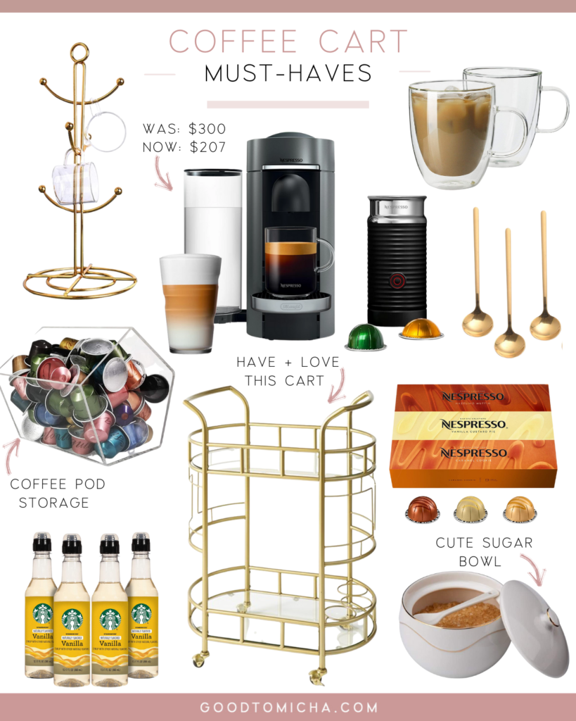 Home Coffee Cart Ideas- The Must-Haves For Your Kitchen - GoodTomiCha