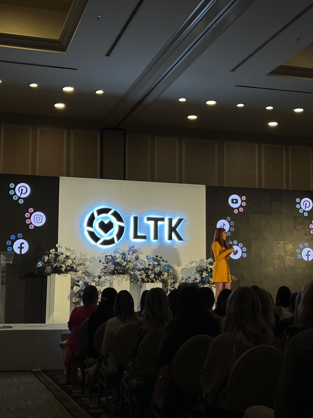Amber Venz Box speaking at the LTK Conference