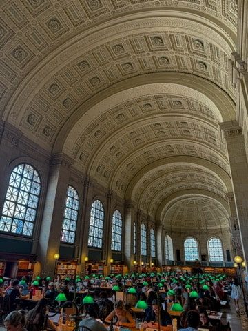 Inside the gorgeous Boston Public Library | Things to Do in Boston on GoodTomiCha.com