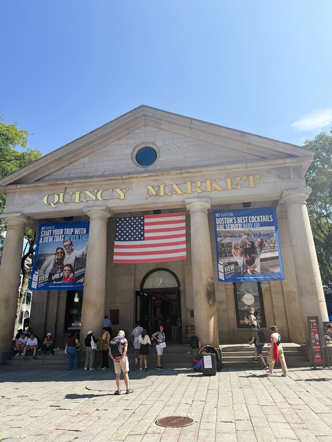 historic quincy market on the freedom trail in boston | goodtomicha.com 